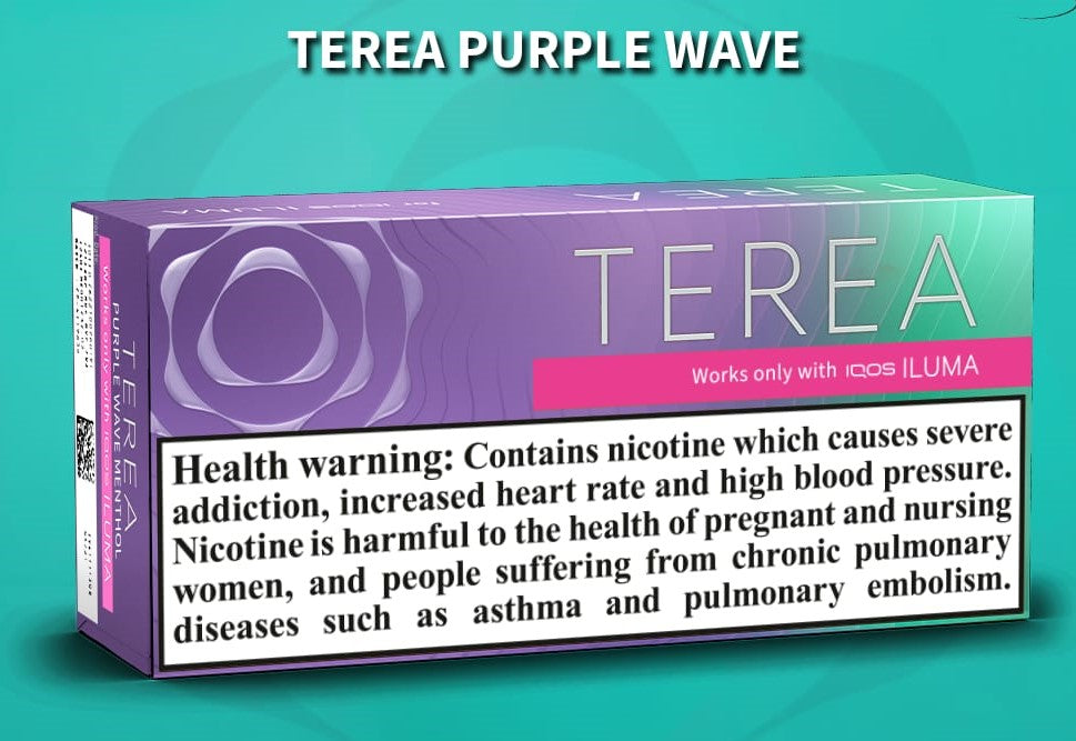 TEREA Purple Wave Fruity & Refreshing Vape Flavor Heets Smoke TEREA Purple Wave Fruity & Refreshing Vape Flavor Heets Smoke